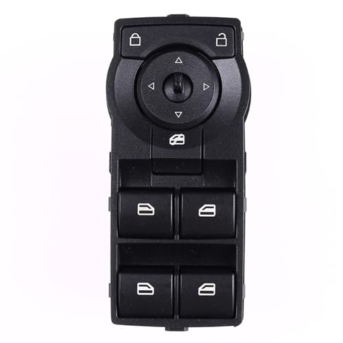 Autofensterschalter 92225343 92247215 Power Fenster Schalter Für Licht Für Holden VE Für Commodore 2006-2013 Auto Teile Elektrische Fensterschalter(Black-Green Light) von Gnshdg
