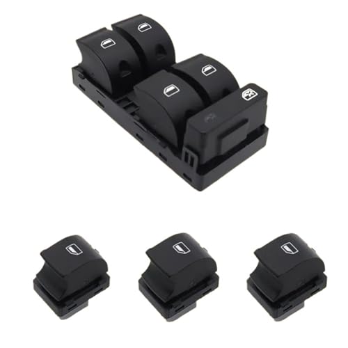 Autofensterschalter Auto Electric Power Master Fensterschalter Für A4 B6 B7 Für A4 Für Avant Für Quattro S4 Für Avant 2003-2008 8E0959851B Elektrische Fensterschalter(Set) von Gnshdg