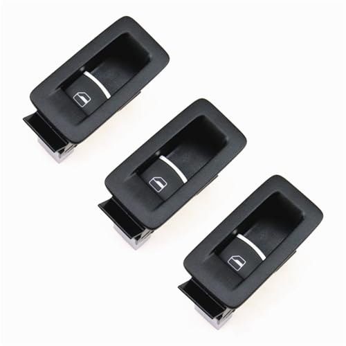 Autofensterschalter Autofenster-Steuerschalterknopf Mit Montagerahmen-Panel-Halterungskasten Für Passat B6 Für Golf 5 MK5 6 Für Tiguan 5ND 959 855 Elektrische Fensterschalter(3SET Window Switch) von Gnshdg
