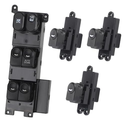 Autofensterschalter RHD Vorne Rechts Master Fenster Schalter & Hinten Taste Für Hyundai I30 FD 2007-2012 Fließheck Wagon 93570-2L910 93580-2L010 Elektrische Fensterschalter(1x RHD 3x Passenger) von Gnshdg
