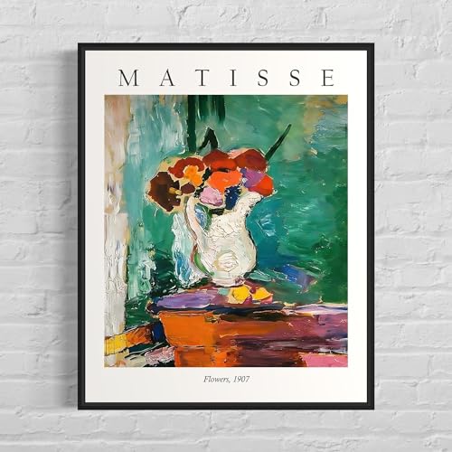 Gnvkd Ecbxz Matisse Poster Blumen Leinwand Gemälde Abstrakt Henri Matisse Wandkunst Matisse Drucke Vintage Bilder Für Wohnzimmer Dekor 40x60cm Kein Rahmen von Gnvkd Ecbxz