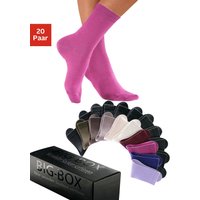 Go in Basicsocken, (Box, 20 Paar), in der großen Big-Box von Go In
