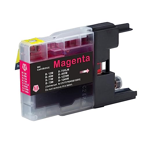 Go Inks 1 Magenta Tintenpatrone als Ersatz zur verwendung mit Brother LC1240M & LC1220M Kompatibel/Nicht-OEM zur verwendung mit Brother DCP-, MFC- und FAX Drucker von Go Inks