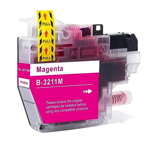 Go Inks 1 Magenta Tintenpatrone als Ersatz zur verwendung mit Brother LC3211M Kompatibel/Nicht-OEM zur verwendung mit Brother DCP und MFC Drucker von Go Inks