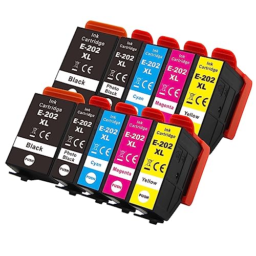 Go Inks Tintenpatronen für Epson 202XL, kompatibel mit Epson Expression Foto-Druckern, 2 Sets mit 5 Stück von Go Inks