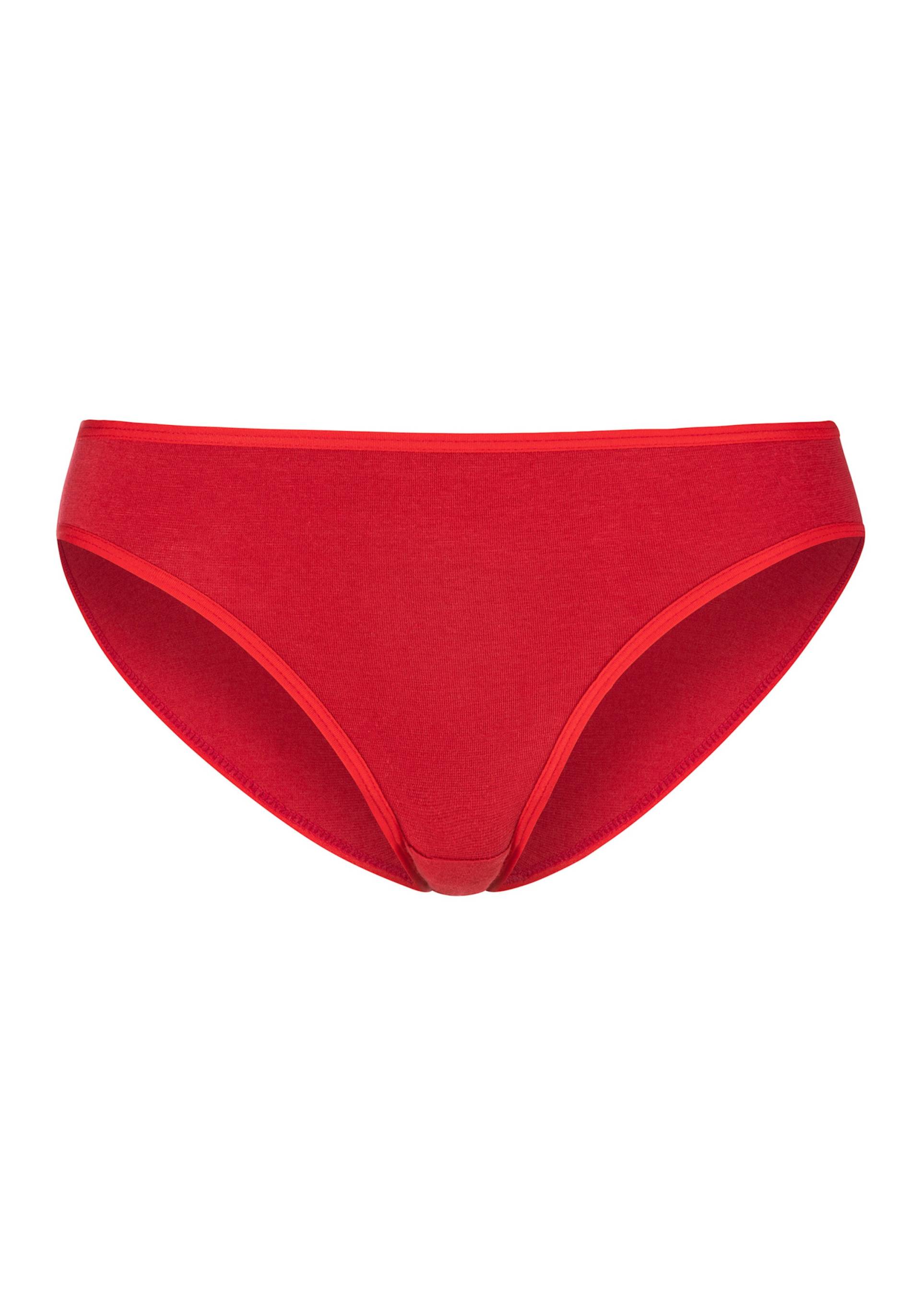 Bikinislip in rot, schwarz, weiß, grau-meliert, navy von petite fleur von petite fleur