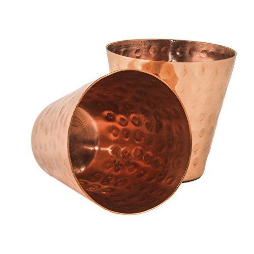 GoCraft Schnapsgläser aus Kupfer, 2 Stück, Moscow Mule-Glas, 57 ml, Tequila/Wodka-Schnapsgläser, ideal für Partys und als Geschenk von GoCraft