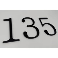 6-Zoll-Traditionelle Moderne Haus Zahlen Buchstaben von GoHomeNumbers