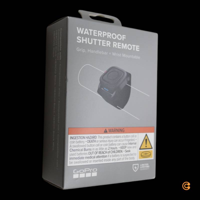 Go Pro Fernauslöser Fernbedienung Shutter Remote Wasserdicht Schwarz Hero 2024 B-Ware von GoPro