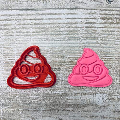 GoSolid3D Emoji/Plätzchen Ausstechform Keksausstecher/Cookie Cutter (Poop) von GoSolid3D