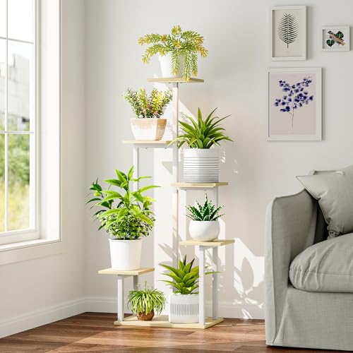 GoTiling Blumenständer Pflanzenständer Blumentreppe mit Wachstumslicht - Indoor Pflanzenregal für Ecken, Modernes Regal für Zimmerpflanzen, 6 Etagen, Ideal für Wohnzimmer, Balkon und Büro GoTiling Blumenständer Pflanzenständer Blumentreppe mit Wachstumslicht - Indoor Pflanzenregal für Ecken, Modernes Regal für Zimmerpflanzen, 6 Etagen, Ideal für Wohnzimmer, Balkon und Büro von GoTiling