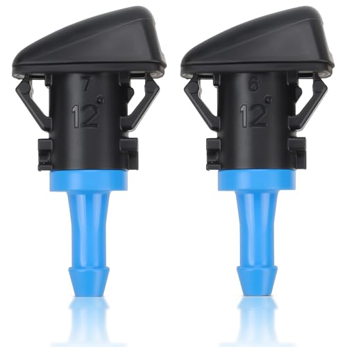 GoaMotors Scheibenwaschdüse für Frontscheibe, passend für Chrysler 200 2011–2014, Dodge Avenger 2011–2014 Challenger, 2 Stück, Kunststoff, Rückschlagventil, Scheibenwaschdüse GoaMotors Scheibenwaschdüse für Frontscheibe, passend für Chrysler 200 2011–2014, Dodge Avenger 2011–2014 Challenger, 2 Stück, Kunststoff, Rückschlagventil, Scheibenwaschdüse von GoaMotors