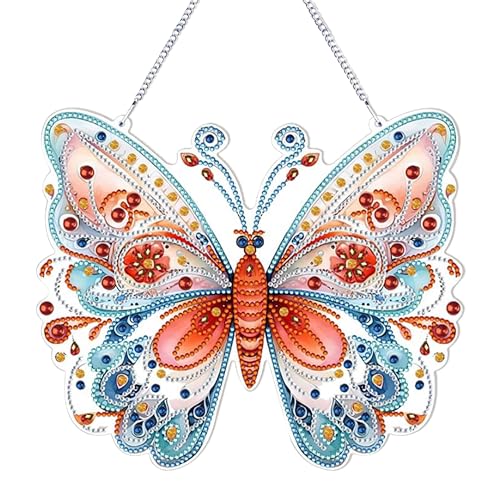 GoaePode Hängendes Diamant Kunst Schmetterling Kit für Erwachsene - DIY 3D Edelstein Kunst mit Speziell Geformten Bohrern, Komplettes Acrylbrett Bastelset, Funkelndes Wanddekor Geschenk für Frauen GoaePode Hängendes Diamant Kunst Schmetterling Kit für Erwachsene - DIY 3D Edelstein Kunst mit Speziell Geformten Bohrern, Komplettes Acrylbrett Bastelset, Funkelndes Wanddekor Geschenk für Frauen von GoaePode