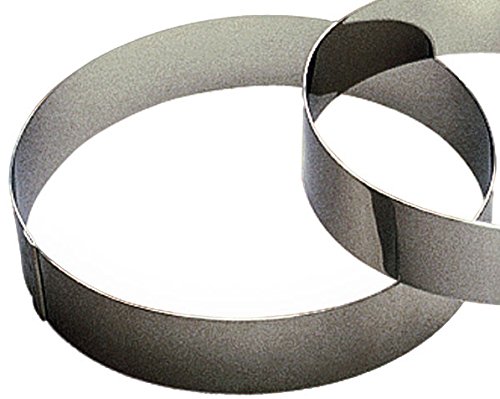 Gobel - Moussering aus Edelstahl Ø 10 cm - Backring aus Edelstahl - Höhe 4,5 cm - Schnelle und perfekte Entformung - Höchste Qualität von Gobel