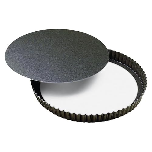 Gobel Kuchenform gerrifelt rund-Edelstahl-Zweischichtige Antihaftbeschichtun-Ø 20 cm, antihaftbeschichtet, Braun von Gobel