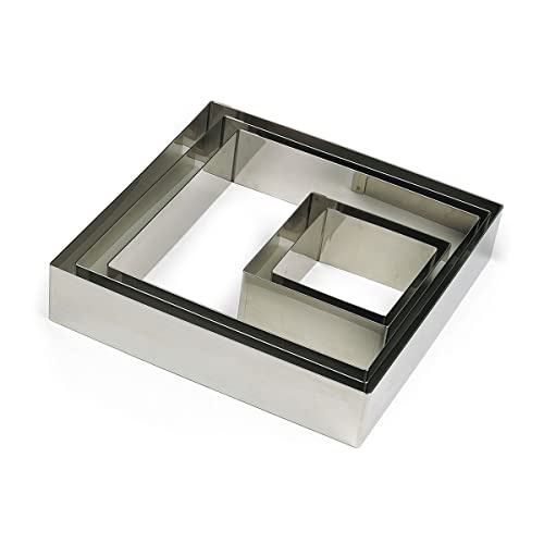 Gobel 863322/Ausstechform Ausstecher Form quadratisch Edelstahl 12 cm von Gobel