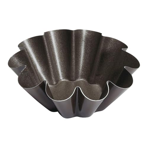 Gobel | Briocheform mit flachem Boden | Antihaftbeschichtet | 10 Rippen | Ø7,5 cm | H 3 cm | Made in France. von Gobel