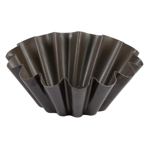 Gobel | Flacher Brioche-Backform | Antihaftbeschichtet | Leichtes Entformen | Robust und Langlebig | Ø16 cm | H 5,5 cm | Made in France, Silber von Gobel