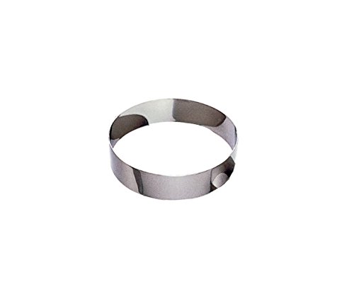 Gobel - Moussering aus Edelstahl Ø 18 cm - Pastetenring aus Edelstahl - Höhe 4,5 cm - Schnelle und perfekte Entformung - Höchste Qualität von Gobel