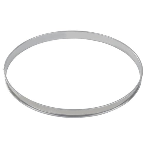 Gobel - Tortenring aus Edelstahl Ø 32 cm - Tortenring mit gerollten Rändern - Höhe 2,7 cm - Schnelles und perfektes Herauslösen aus der Form - Höchste Qualität von Gobel