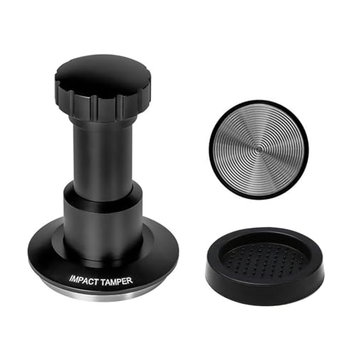 Gocoffun Impact Espresso-Kaffee-Tamper 58,35 mm, federbelasteter Espresso-Tamper mit Sound-Feedback, schlagkonstanter Edelstahl-Espresso-Tamper für 58 mm/58,35 mm/58,5 mm Siebträger von Gocoffun