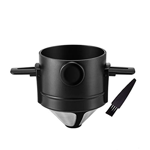 Gocoffun Pour Over Kaffeemaschine für 1–2 Tassen, wiederverwendbarer Kegel-Kaffeetropffilter, Edelstahl, wiederverwendbare Kaffeefilter, Kaffeemaschine mit Reinigungsbürste für Zuhause, Büro, Reisen Gocoffun Pour Over Kaffeemaschine für 1–2 Tassen, wiederverwendbarer Kegel-Kaffeetropffilter, Edelstahl, wiederverwendbare Kaffeefilter, Kaffeemaschine mit Reinigungsbürste für Zuhause, Büro, Reisen von Gocoffun