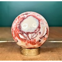 40 Mm Rosa Rhodochrosit Stein Mineralien Heilung Metaphysical Sphere Ball Valentinstag Geschenk von GodCrystalGifts