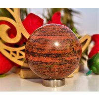 55 Mm Unakit Crystal Sphere Mineralien Heilung Metaphysical Ball Valentinstag Geschenk von GodCrystalGifts