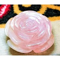 55mm, 70mm, 85mm | Rosa Rosenquarz-stein-Mineralien, Handgefertigtes Kristallblumen-Valentinsgeschenk von GodCrystalGifts
