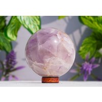 60mm | Lila Auralit 23 Steinmineralien Aus Kanada Healing Metaphysical Unbehandelter Kugelball Valentinstag Geschenk von GodCrystalGifts