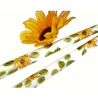 Dekorative Sonnenblumen-Kerzen, Boho-Kerzenständer, Boho-Herbst-Blumendekor-Dekorationen von GoddessArtCollection