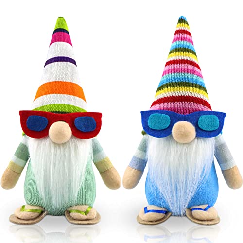 Godeufe 2er Set Sommer Strand Wichtel Figuren Frühling Dekoration Handgemachte Skandinavisches Tomte für Party Bauernhaus Home Tischdekoration Godeufe 2er Set Sommer Strand Wichtel Figuren Frühling Dekoration Handgemachte Skandinavisches Tomte für Party Bauernhaus Home Tischdekoration von Godeufe