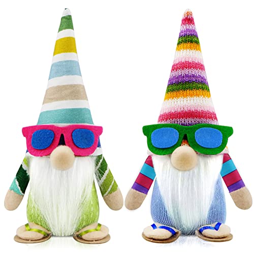 Godeufe 2er Set Sommer Strand Wichtel Figuren Frühling Dekoration Handgemachte Skandinavisches Tomte für Party Bauernhaus Home Tischdekoration Godeufe 2er Set Sommer Strand Wichtel Figuren Frühling Dekoration Handgemachte Skandinavisches Tomte für Party Bauernhaus Home Tischdekoration von Godeufe