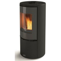 Schwarzer 8kw holzofen aus gusseisen - Godin - 400220noir von Godin