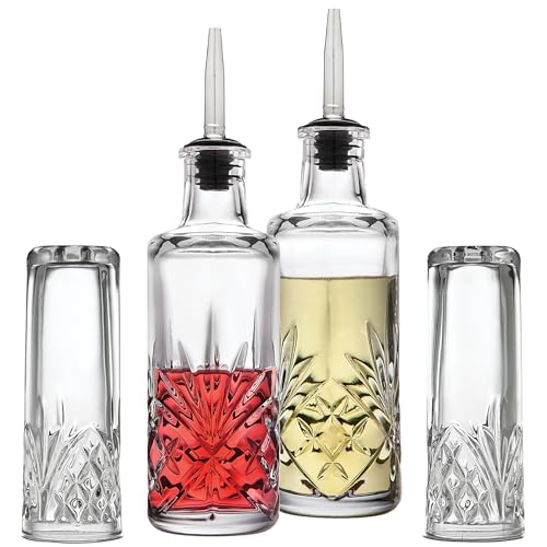 Godinger Öl- und Essigspender, Menage-Set und Salz- und Pfefferstreuer, Gewürzausgießer, Flasche und Salz- und Pfefferstreuer – Dublin Crystal Collection von Godinger