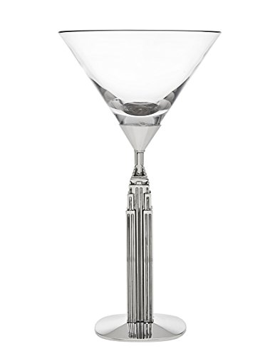 Godinger Silver Art Empire State Martini Glass von Godinger