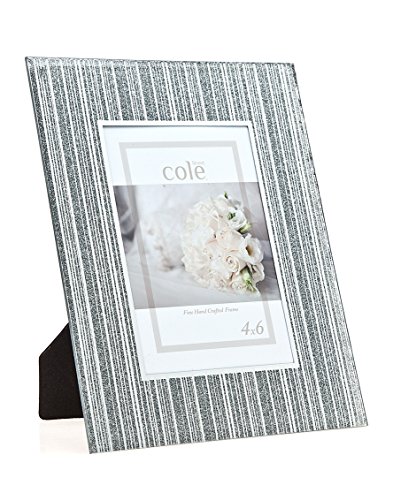 Philip Whitney 4x6 Striped Glitter Silver Philip Whitney 4x6 Striped Glitter Silver von Godinger