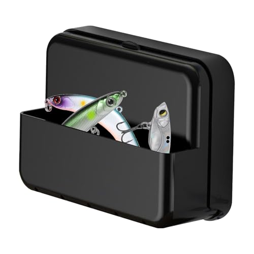 Godpqiui Fishing Tackle Box - Hakenbox Mit Ködersortiment - Angelzubehör Organizer Mit Seitenköderfach Für Salzwasser Süßwasser Outdoor Reise Boot Camping von Godpqiui