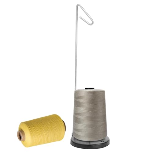 Godpqiui Garnrollenhalter | Einzelspulenhalter für Nähgarn mit Sockel - Abnehmbarer Garnrollenständer für Overlock-, Stick-, Quilt- und Nähmaschinenzubehör von Godpqiui
