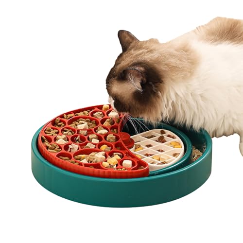 Godpqiui Hund Slow Feeder Napf | Futterlabyrinth Interaktives Hundespielzeug - 360 Grad Drehbarer Napf Interaktiver Futterspender Für Welpen Sicherheit Zuhause Gesundes Fressen Haustier Godpqiui Hund Slow Feeder Napf | Futterlabyrinth Interaktives Hundespielzeug - 360 Grad Drehbarer Napf Interaktiver Futterspender Für Welpen Sicherheit Zuhause Gesundes Fressen Haustier von Godpqiui