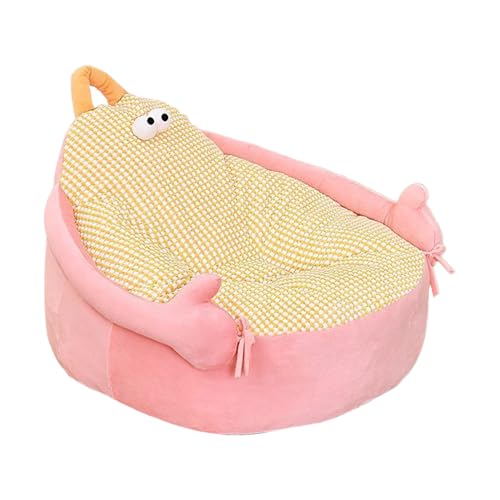 Godpqiui Hundebett | Plüsch Haustier Sofa Für Wohnungskatzen,Kuscheliger Schlafplatz Wärmendes Nest Möbel Für Wohnzimmer Schlafzimmer von Godpqiui