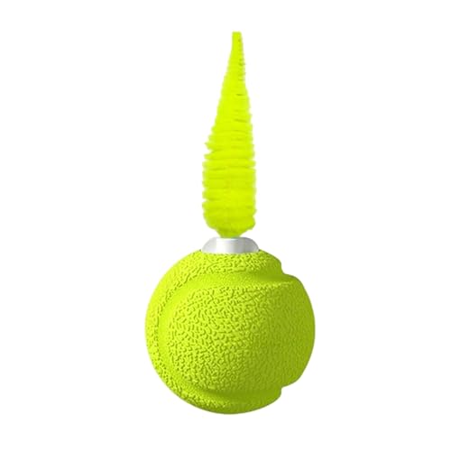 Godpqiui Katzenball Mit Federn,Kätzchen Spielzeug Ball mit Geräusch - Hüpfball Spiel Für Drinnen Und Draußen Katzen Training Aktivität von Godpqiui
