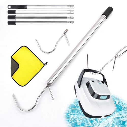 Godpqiui Pool Skimmer Haken - Multifunktionaler Poolreiniger Haken | Abnehmbares Siebkorb Werkzeug Für Terrasse, Garten Und Außenbereich Godpqiui Pool Skimmer Haken - Multifunktionaler Poolreiniger Haken | Abnehmbares Siebkorb Werkzeug Für Terrasse, Garten Und Außenbereich von Godpqiui