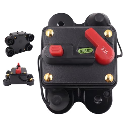 Godpqiui -Stromkreisunterbrecher,-Stromkreisschutz - Sicherungskasten Für Auto Marine Boote ATV Elektroinstallation Heimwerker von Godpqiui