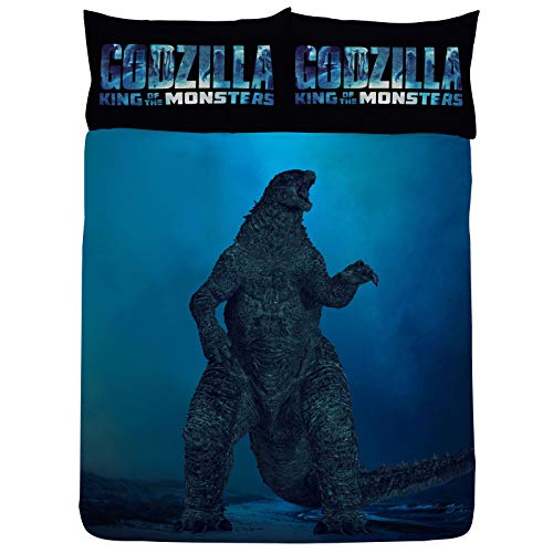 Godzilla Vs Ghidorah Doppel-Bettbezug von Godzilla