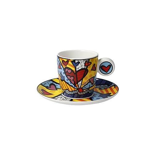 Goebel Espressotasse A new Day aus Fine Bone China, Farbe: mehrfarbig, Maße: 12x12x7 cm, 66-452-87-1 von Goebel Porzellan