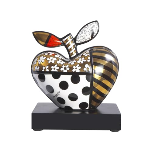 Figur Golden Big Apple Romero Britto - Pop Art von Goebel