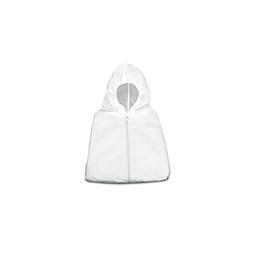 GOEBEL® - 1 x Overalls Einweg-Overall Gr.XXL mit Kapuze, Gummibund an Arm und Bein weiß von Goebel