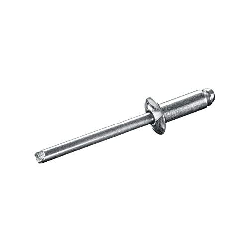 GOEBEL® - 1000 x Blindnieten Stahl (Ø x L) 4,0 x 12,0 mm mit Flachkopf ISO15979 - Flachkopf Niete - Popniete - STANDARD von Goebel