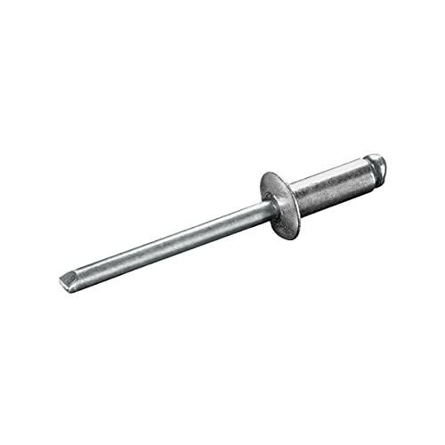 GOEBEL® - 500 x Flachkopf Blindnieten Aluminium/Stahl (Ø x L) 4,8 x 16,0 mm - ISO15977 - Flachkopf Niete - Popniete - STANDARD von Goebel